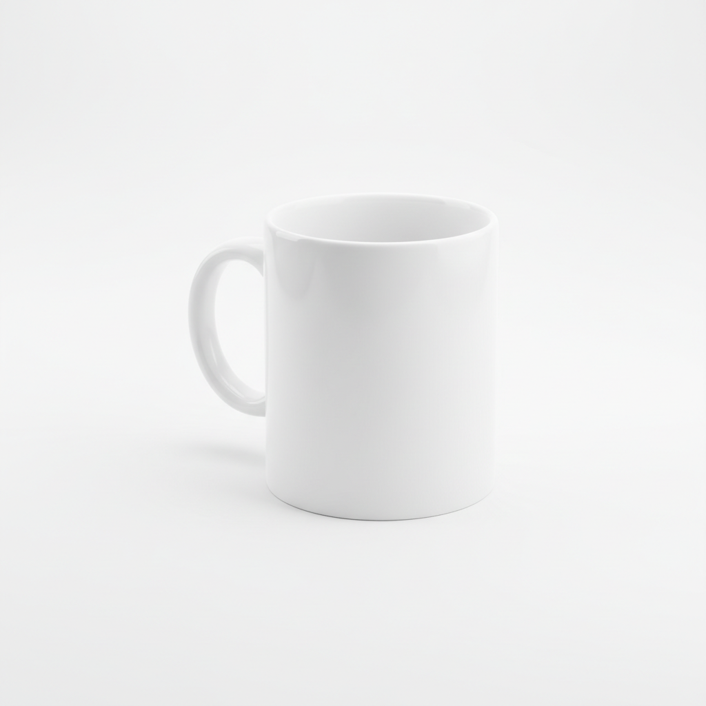 white 11oz coffee mug muck up